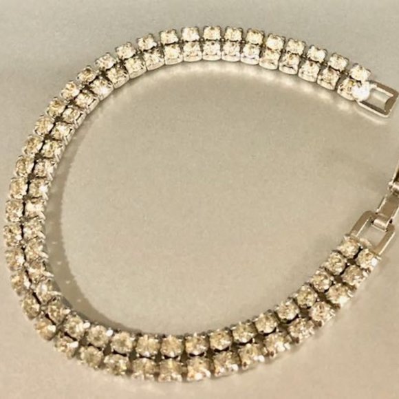 LEDO Jewelry - Vintage LEDO Rhinestone Bracelet Circa 1950